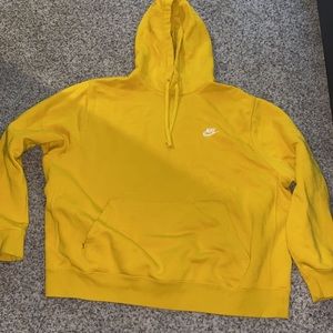Yellow Nike hoodie